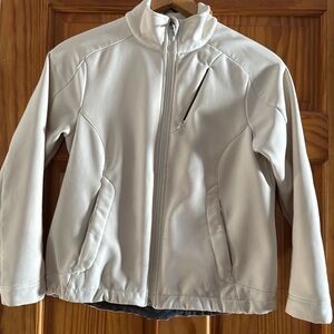 LLBean performance fleece 
off white color